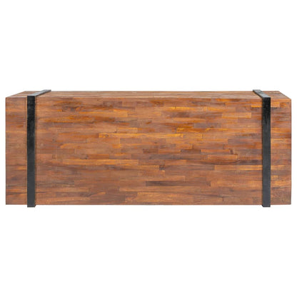 Couchtisch 110x45x38 cm Teak Massivholz