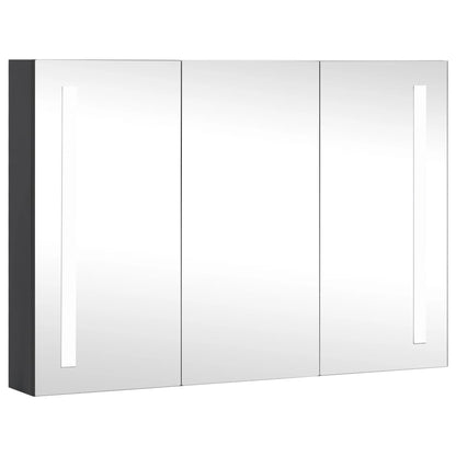 LED-Spiegelschrank fürs Bad 89x14x62 cm