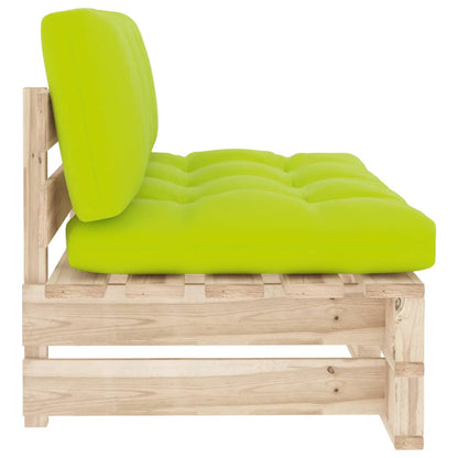 Outdoor-Mittelsofa Paletten Imprägniertes Kiefernholz