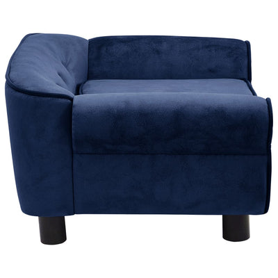 Hundesofa Blau 72x45x30 cm Plüsch