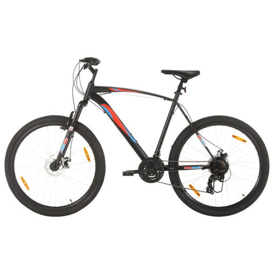 Mountainbike 21 Gang 29 Zoll Rad 53 cm Rahmen Schwarz