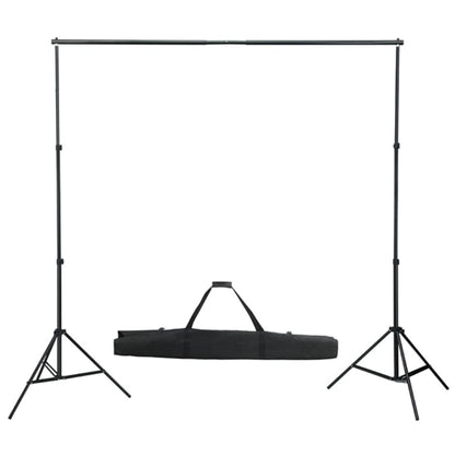 Fotostudio-Set mit Softboxen, Hintergrundsystem und Reflektor