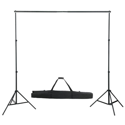 Fotostudio-Set mit Leuchten, Schirmen, Hintergrund, Reflektor