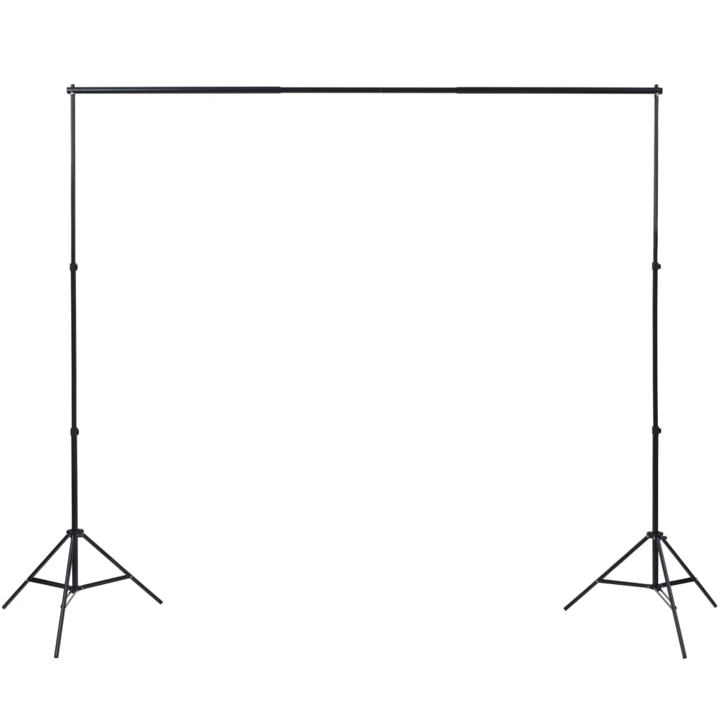 Fotostudio-Set mit Softbox-Lampen, Hintergrund und Reflektor