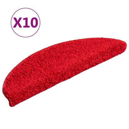 Stufenmatten 10 Stk. 56x17x3 cm Rot