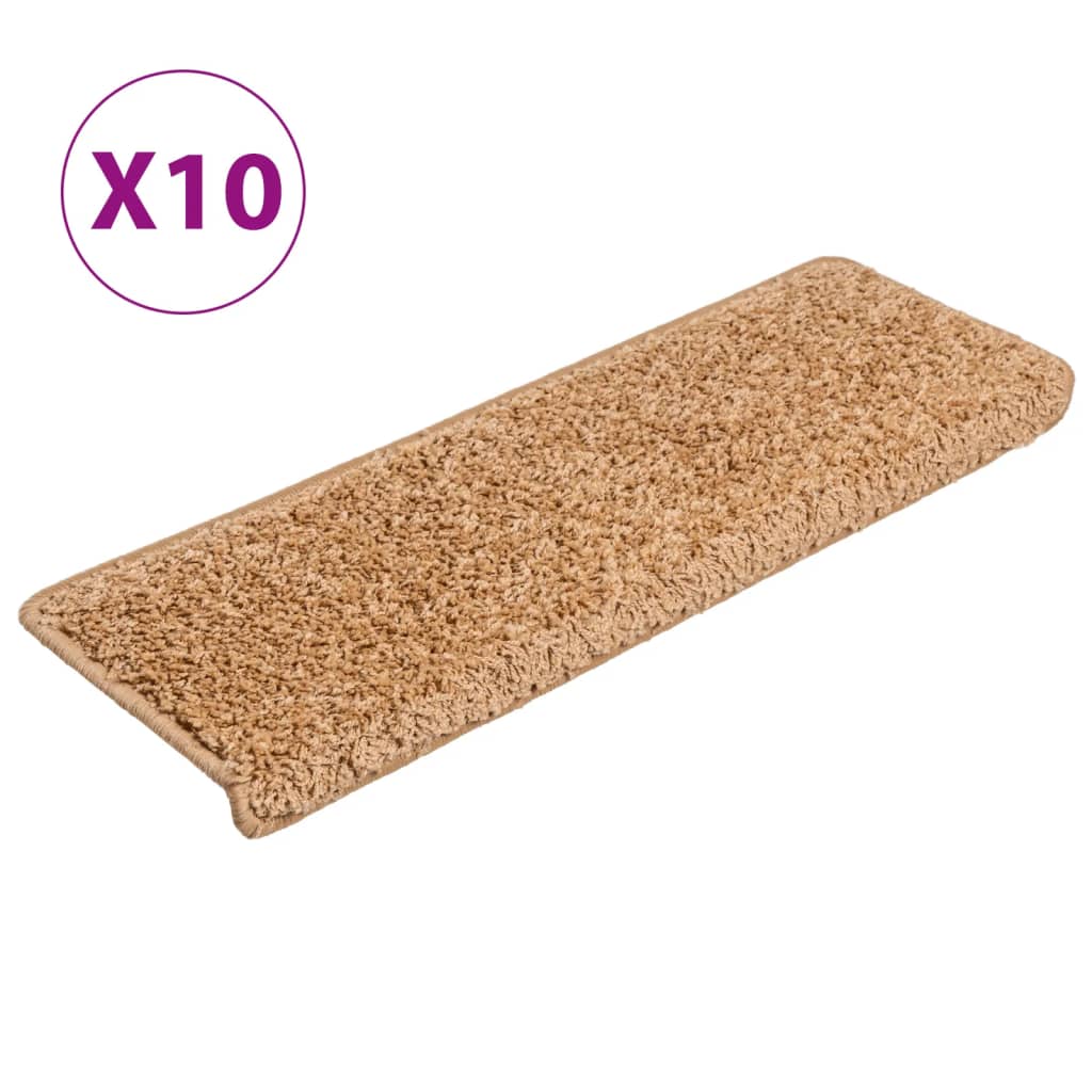 Stufenmatten 10 Stk. 65x21x4 cm Beige