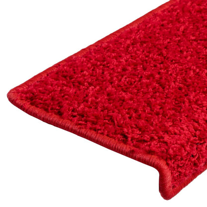 Stufenmatten 10 Stk. 65x21x4 cm Rot