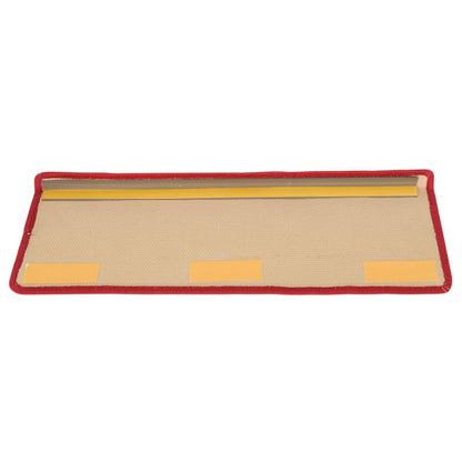 Stufenmatten Selbstklebend 5 Stk. 65x21x4 cm Rot