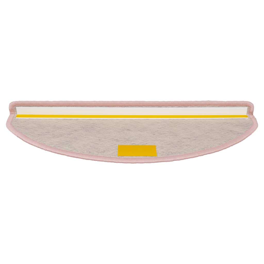 Treppenmatten Selbstklebend Sisal-Optik 15 Stk. 56x17x3 cm Rosa