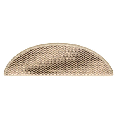 Treppenmatten Selbstklebend Sisal-Optik 15 Stk. 56x17x3 cm Sand