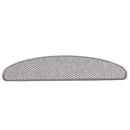 Treppenmatten Selbstklebend Sisal-Optik 15 Stk. 65x21x4cm Beige