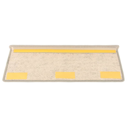 Treppenmatten Selbstklebend Sisal-Optik 15 Stk. 65x21x4 cm