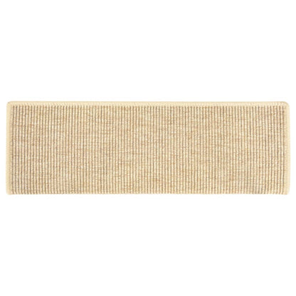 Stufenmatten Selbstklebend 15 Stk Sisal-Optik 65x21x4cm