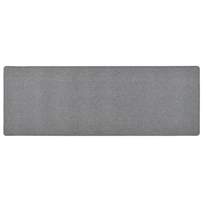 Tappeto passatoia grigio scuro 50x150 cm