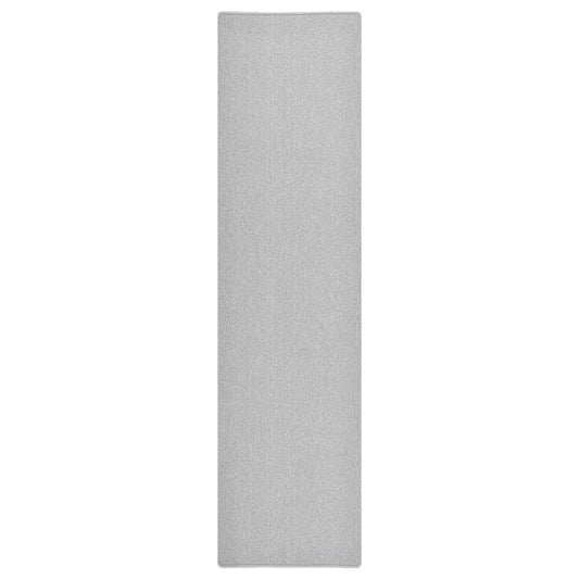 Teppichläufer Hellgrau 80x300 cm