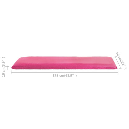 Sonnenliege Klappbar Oxford-Gewebe Rosa