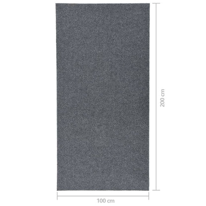 Tappeto antisporco grigio, 100x200 cm