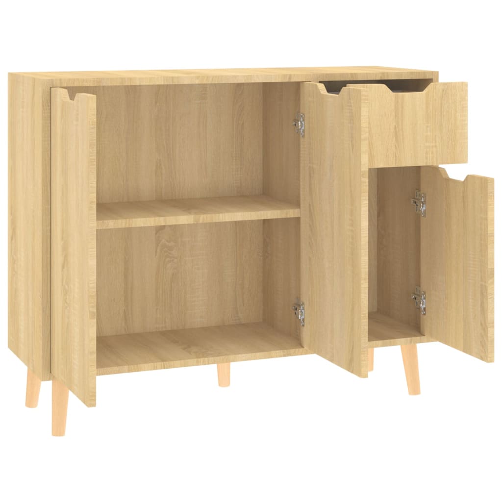 Sideboard Sonoma-Eiche 90x30x72 cm Holzwerkstoff