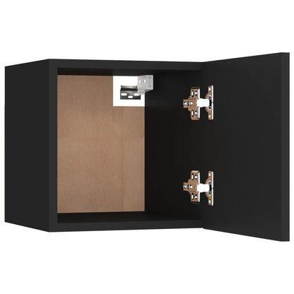 TV-Wandschrank Schwarz 30,5x30x30 cm