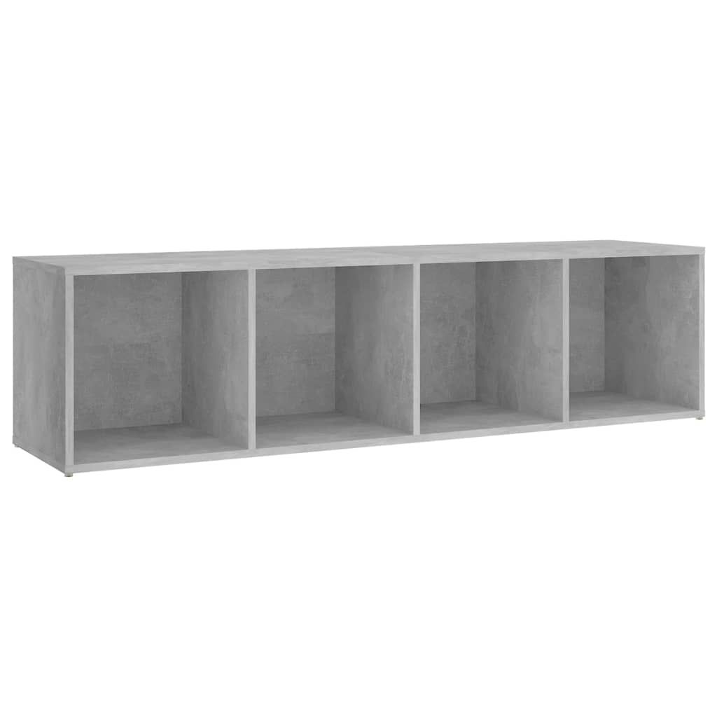 TV-Schrank Betongrau 142,5x35x36,5 cm Holzwerkstoff