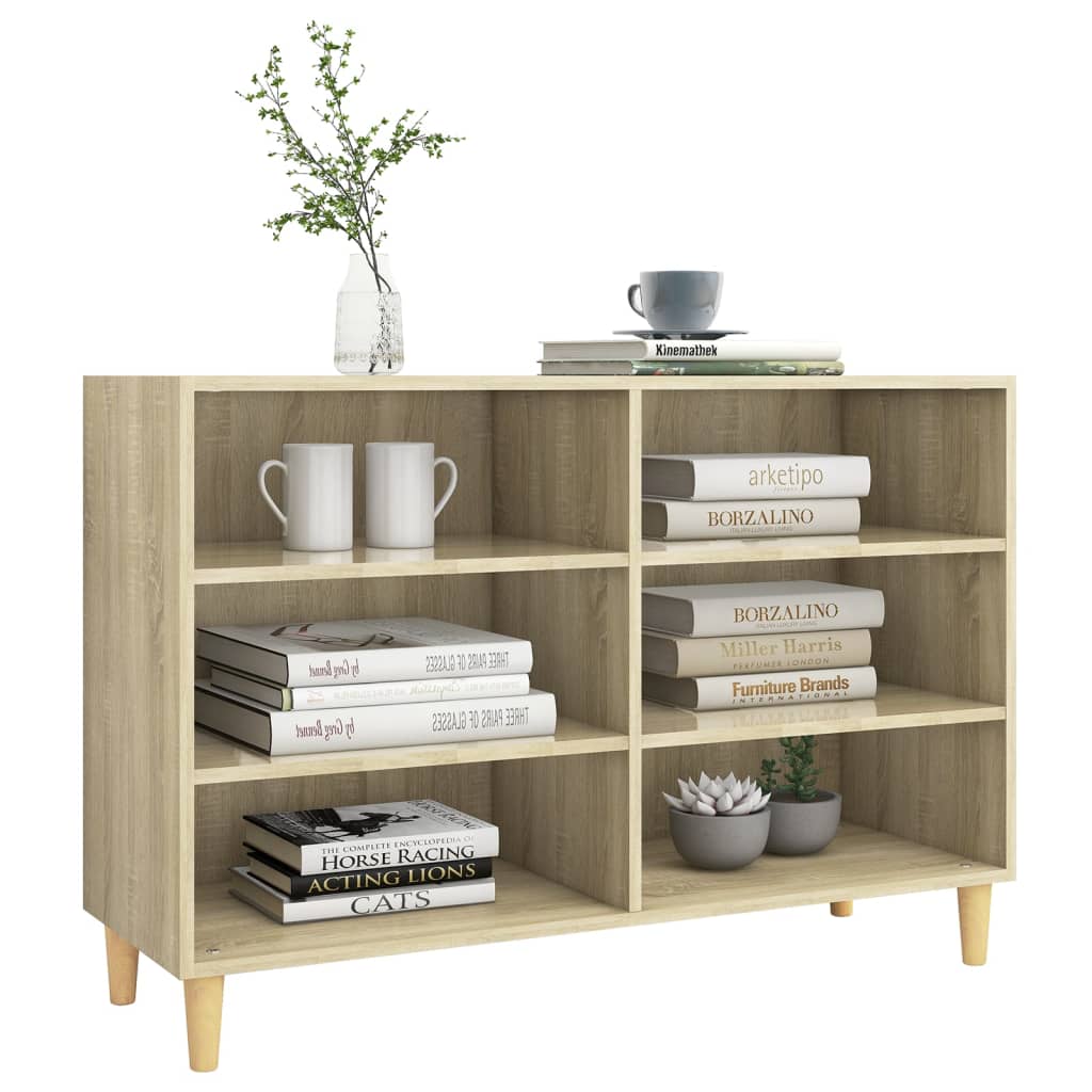 Sideboard Sonoma-Eiche 103,5x35x70 cm Holzwerkstoff