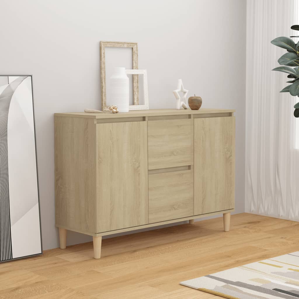 Sideboard Sonoma-Eiche 101x35x70 cm Holzwerkstoff