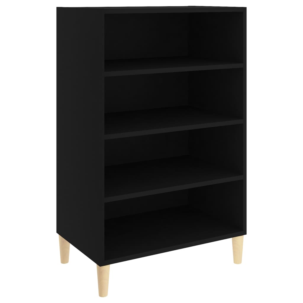 Sideboard Schwarz 57x35x90 cm Holzwerkstoff