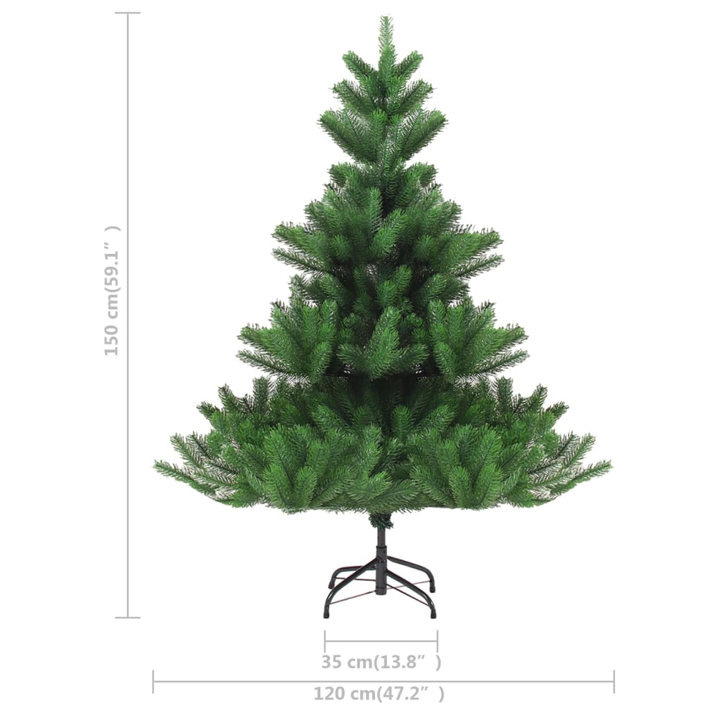 Künstlicher Weihnachtsbaum Nordmanntanne Grün 150 cm