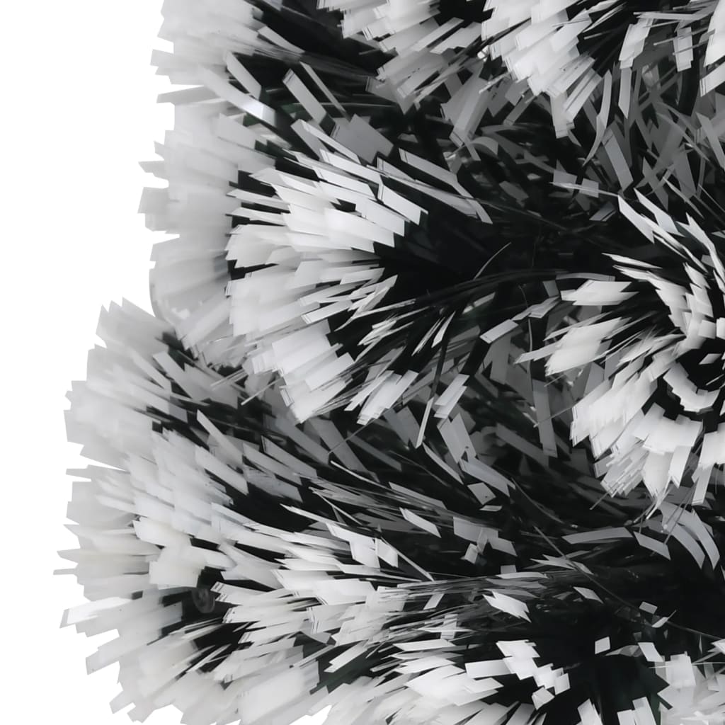 Albero di Natale con luci, verde e bianco, fibra di vetro, 64 cm