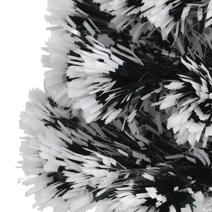 Albero di Natale con luci, verde e bianco, fibra di vetro, 64 cm