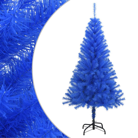 Künstlicher Weihnachtsbaum mit Ständer Blau 120 cm PVC