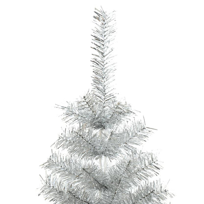 Künstlicher Weihnachtsbaum mit Ständer Silber 240 cm PET