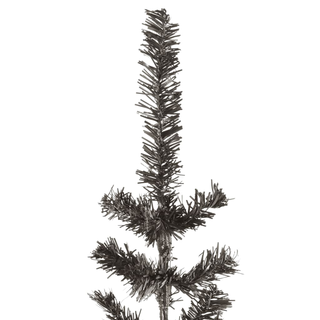 Schlanker Weihnachtsbaum Schwarz 180 cm