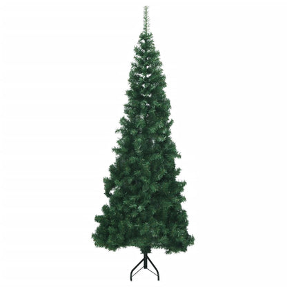 Künstlicher Eck-Weihnachtsbaum Grün 240 cm PVC