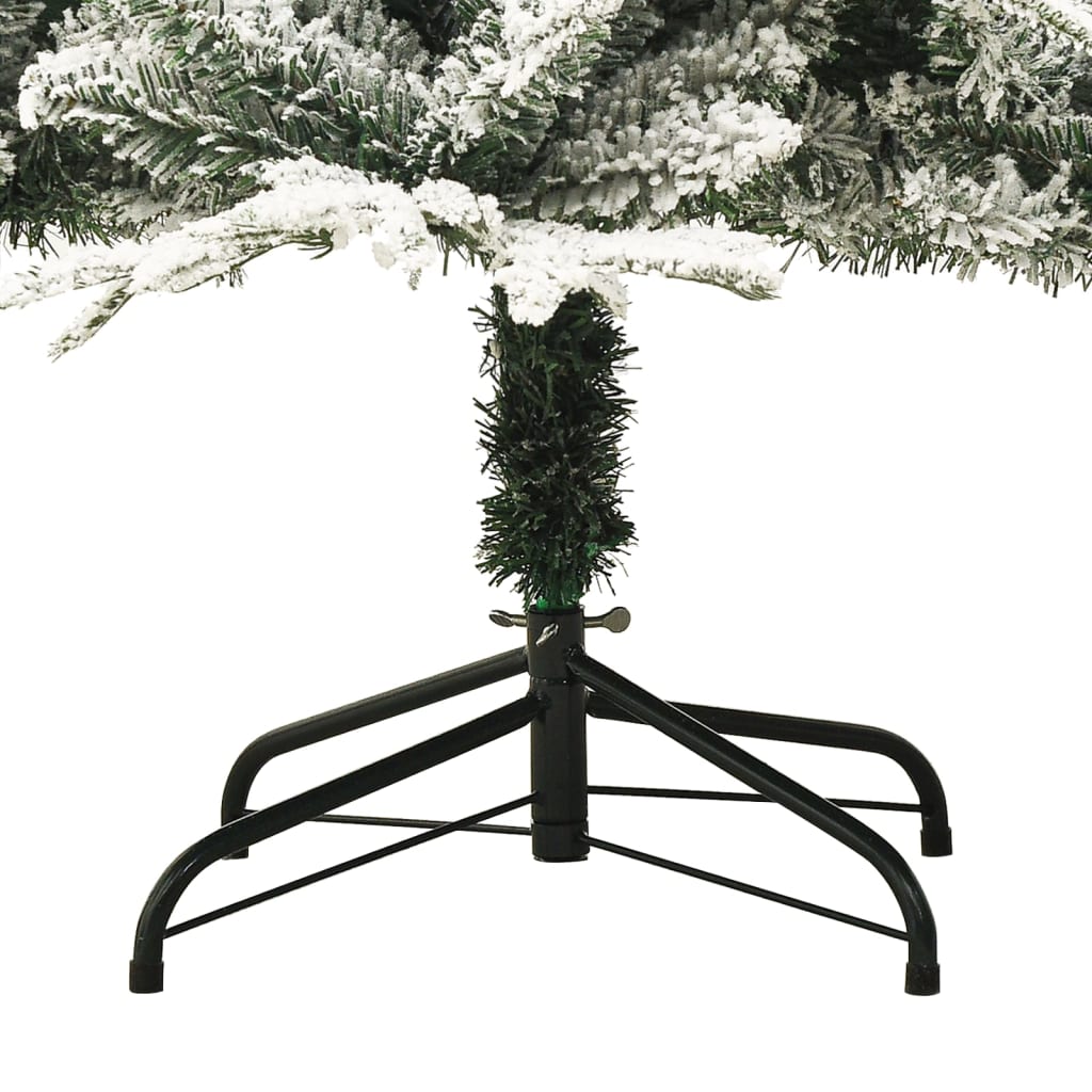 Künstlicher Weihnachtsbaum Beschneit Grün 150 cm PVC PE