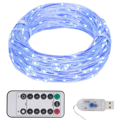 LED-Lichterkette mit 300 LEDs Blau 30 m