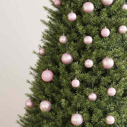 Set di palline di Natale da 100 pezzi, rosa