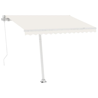 Standmarkise Manuell Einziehbar 300x250 cm Creme