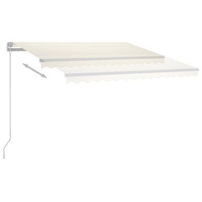 Standmarkise Manuell Einziehbar 300x250 cm Creme