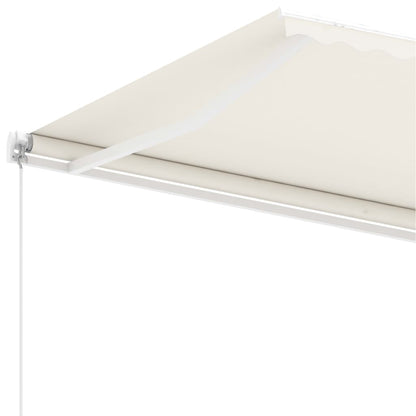 Standmarkise Manuell Einziehbar 300x250 cm Creme