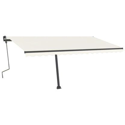 Standmarkise Manuell Einziehbar 400x300 cm Creme