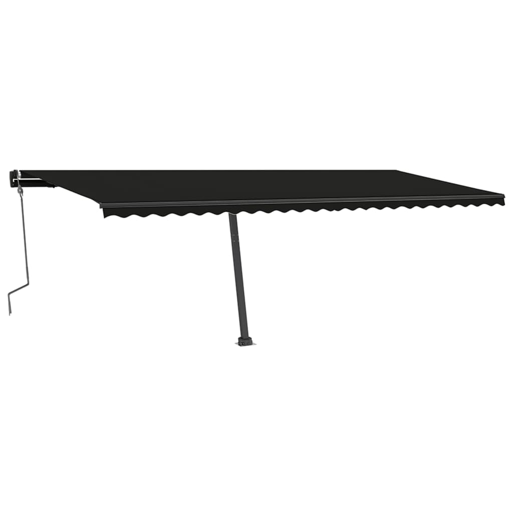 Standmarkise Manuell Einziehbar 600x350 cm Anthrazit