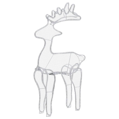 Rentier Weihnachtsdekoration mit Mesh 306 LEDs 60x24x89 cm