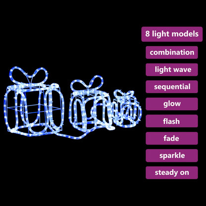 Weihnachtsdekoration Geschenkboxen mit 180 LEDs Indoor Outdoor