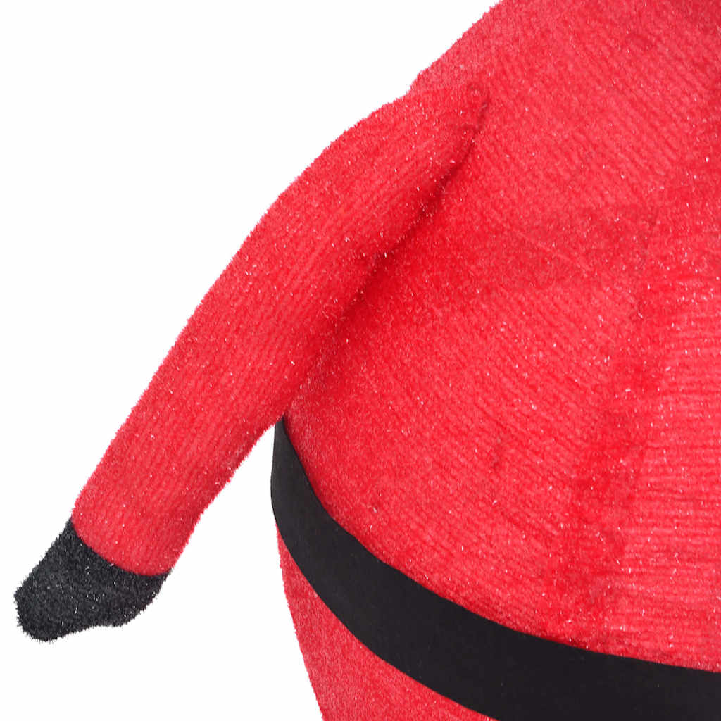 Decorazione natalizia Babbo Natale LED tessuto di lusso 60 cm