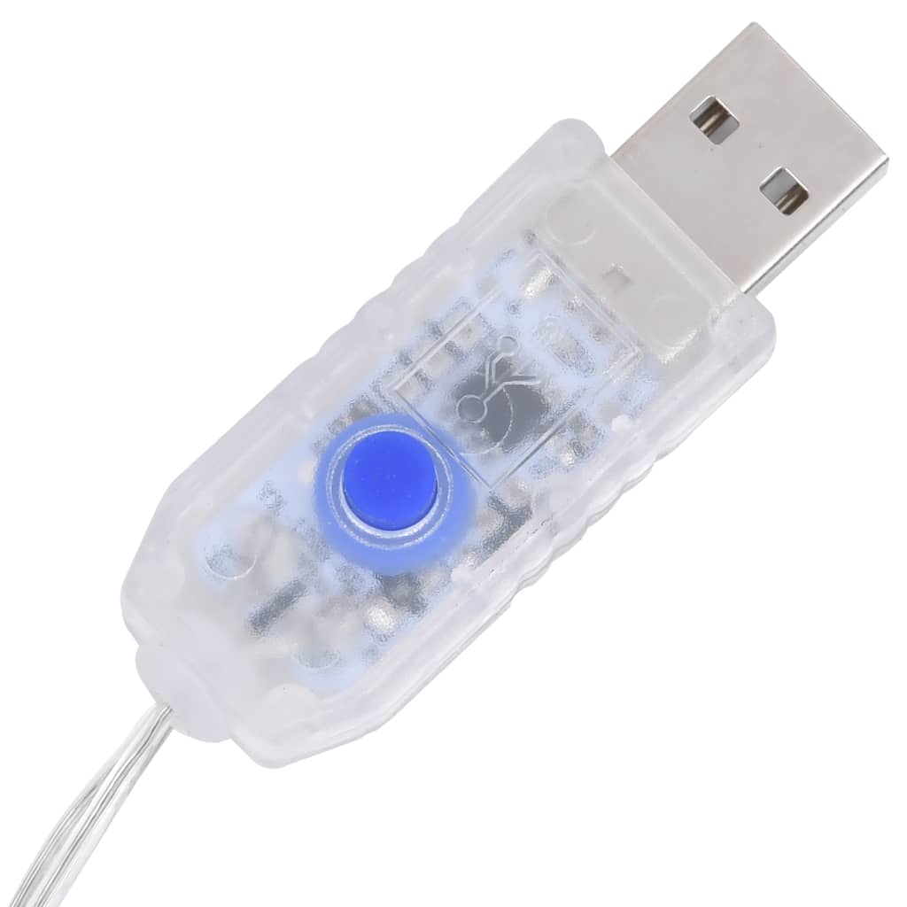 Decorazione natalizia LED renna e slitta in acrilico 260x21x87 cm blu