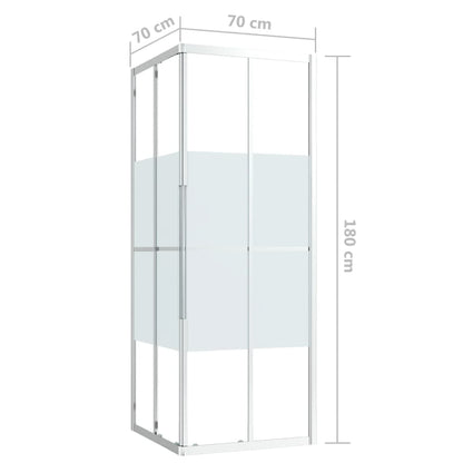 Duschkabine ESG 70x70x180 cm