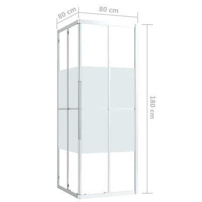 Duschkabine ESG 80x80x180 cm