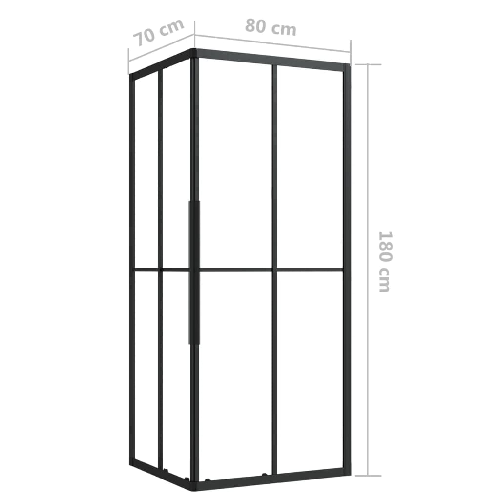 Duschkabine ESG 80x70x180 cm