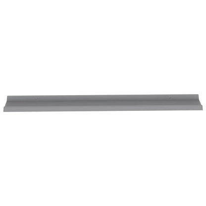 Wandregale 2 Stk. Grau 115x9x3 cm